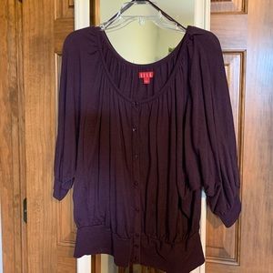 Women’s plum thin sweater size large